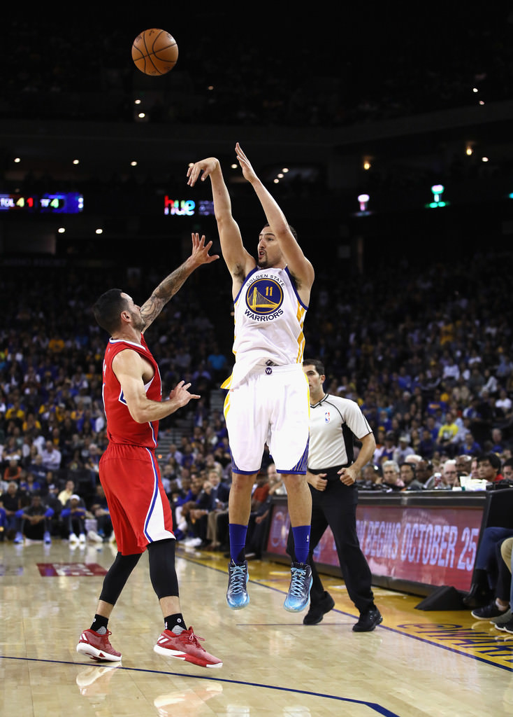 J.J Redick in the adidas Crazylight Boost Low 2016 & Klay Thompson in the ANTA KT2 "Make it Rain"