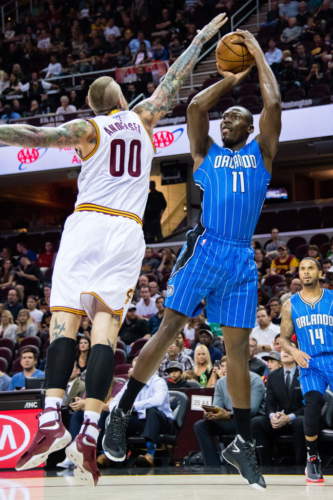 Chris Andersen in the Nike LeBron Soldier 10 & Bismack Biyombo in the Jordan Melo M12