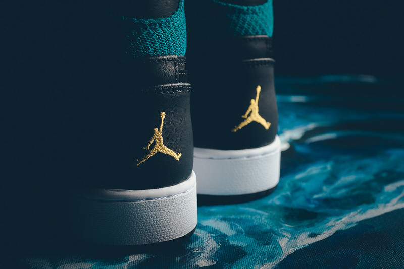 Air Jordan 1 GG Black/Rio Teal