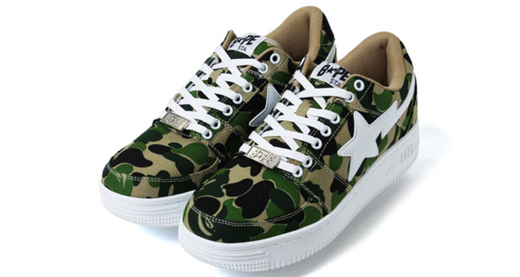 A Bathing Ape Bapesta "Camo"