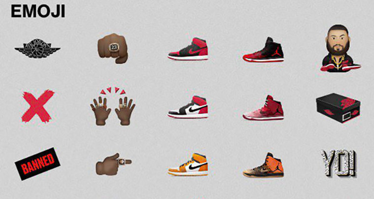 Jordan Brand Banned Emoji Keyboard