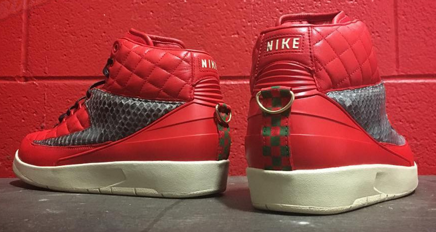 Mache Channels Classic Supreme Collab on New Air Jordan 2 Custom