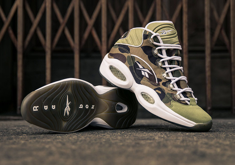 BAPE x mita sneakers x Reebok Question "1st Camo"