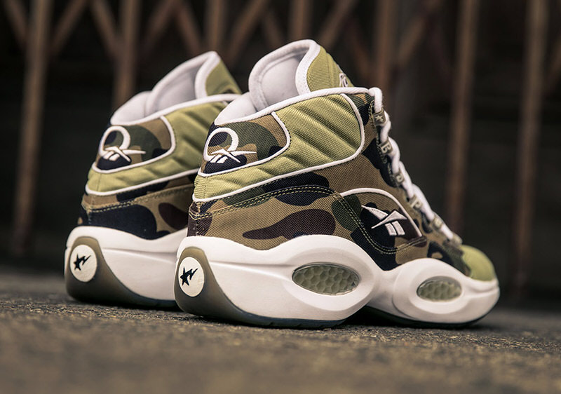 BAPE x mita sneakers x Reebok Question "1st Camo"