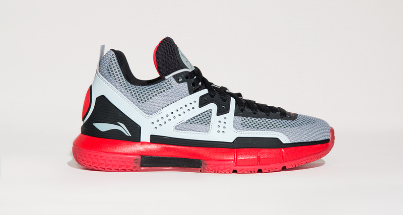 Li-Ning Way of Wade 5 Grey/Lava Red