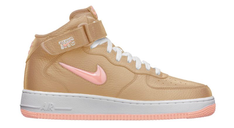 Nike Air Force 1 Mid Jewel "Linen"