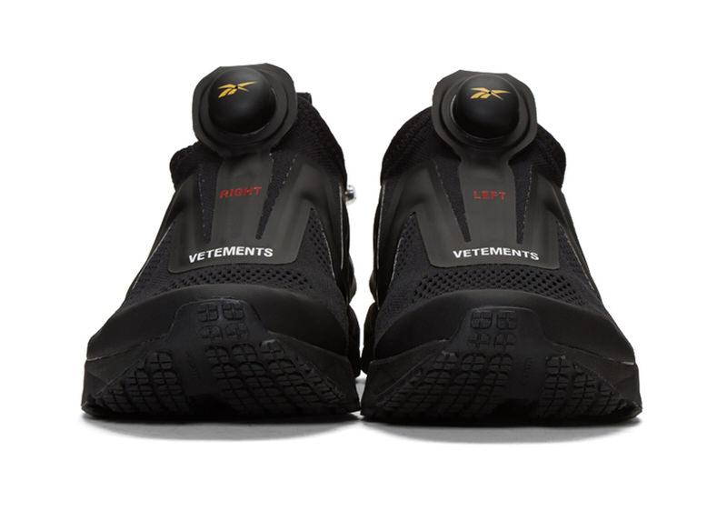 Vetements x Reebok Pump Supreme "Black"