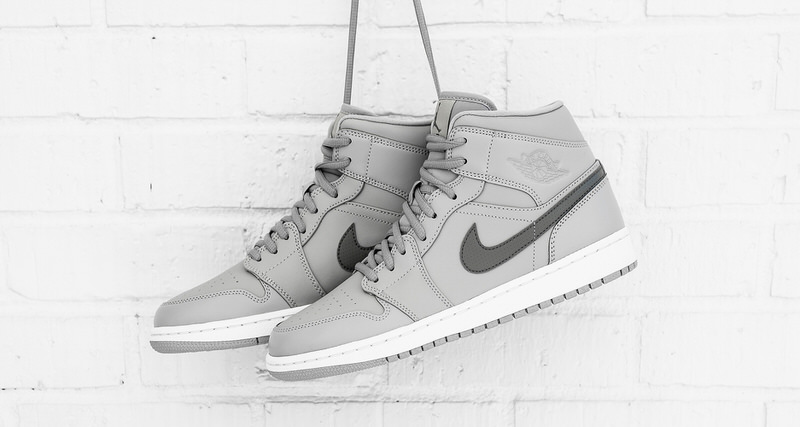 Air Jordan 1 Mid Wolf Grey/Cool Grey