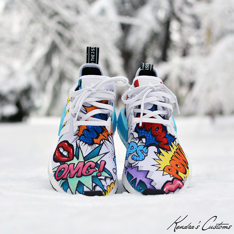 adidas NMD_R1 "Pop Art" Custom by Kendra's Customs