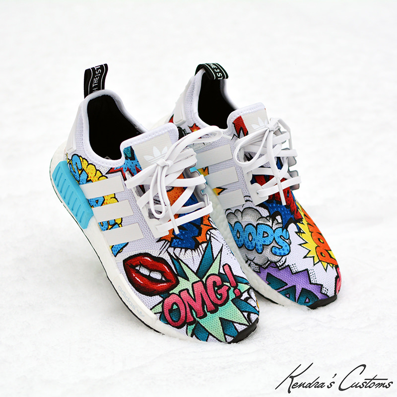 adidas NMD_R1 "Pop Art" Custom by Kendra's Customs