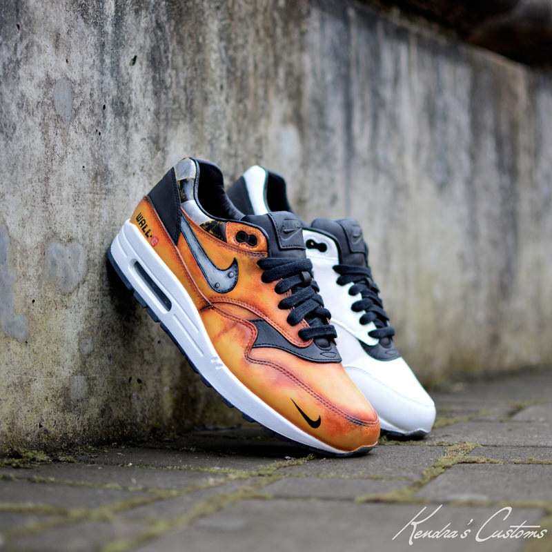 Nike Air Max 1 "Wall-E & Eve" Custom by Kendra's Customs