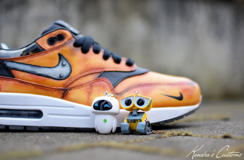 Nike Air Max 1 "Wall-E & Eve" Custom by Kendra's Customs