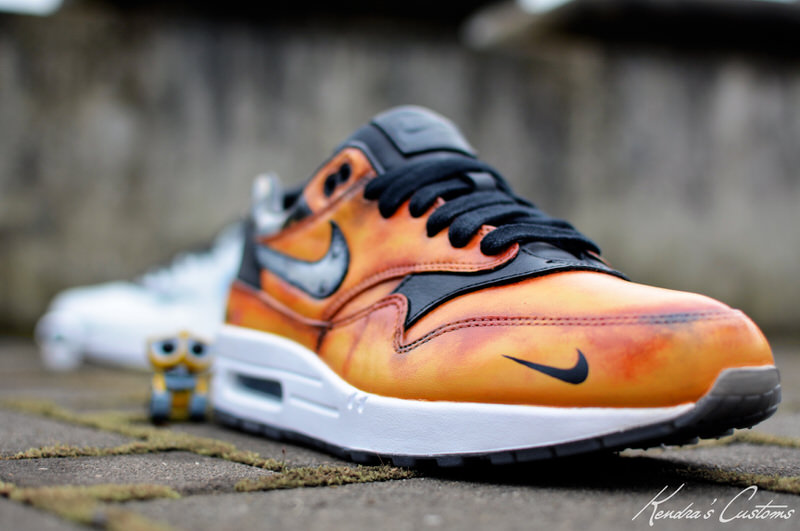 Nike Air Max 1 "Wall-E & Eve" Custom by Kendra's Customs