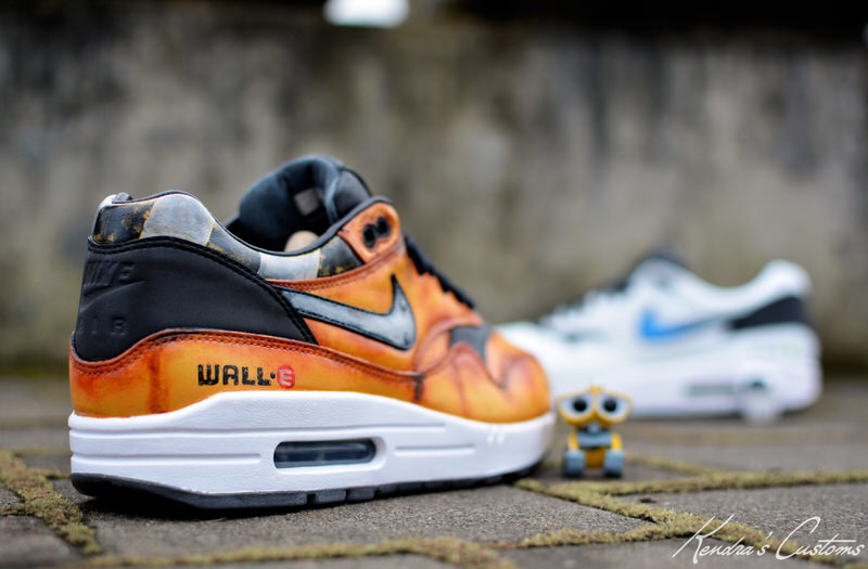 Nike Air Max 1 "Wall-E & Eve" Custom by Kendra's Customs