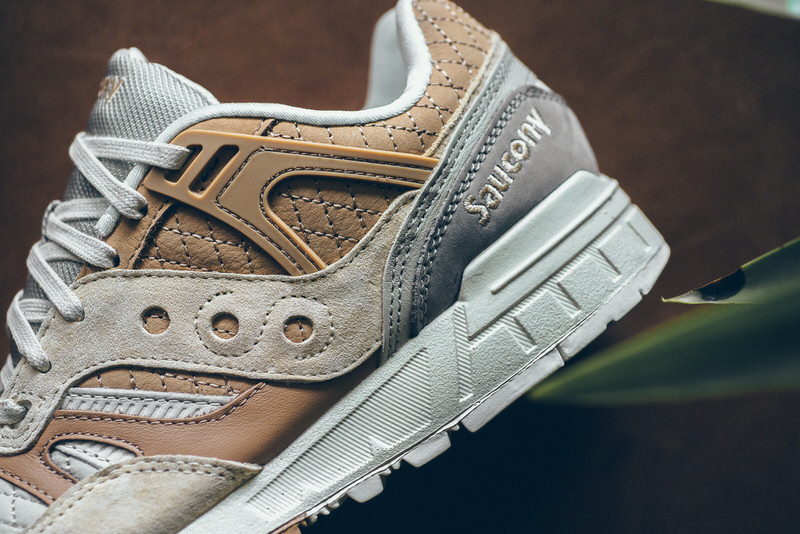 Saucony Grid SD Quilted Tan/Grey