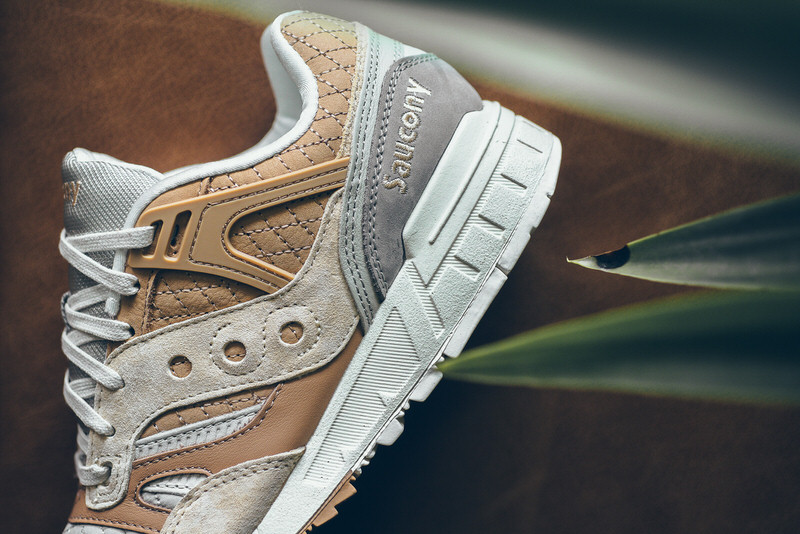 Saucony Grid SD Quilted Tan/Grey