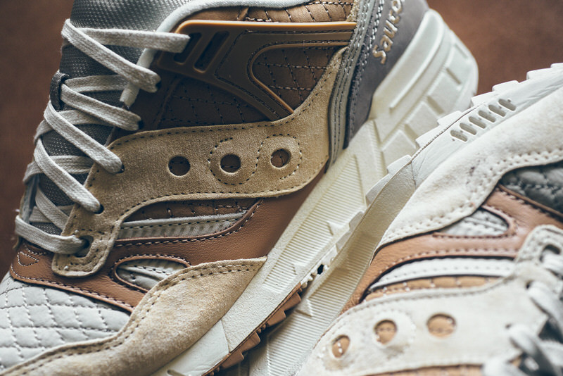 Saucony Grid SD Quilted Tan/Grey