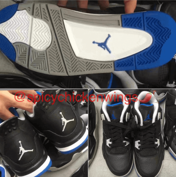 Air Jordan 4 Black/Royal