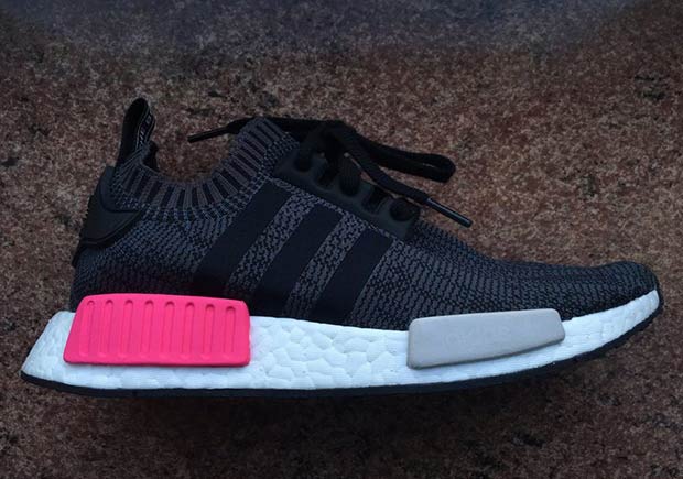 adidas NMD R1 Primeknit Black/Pink