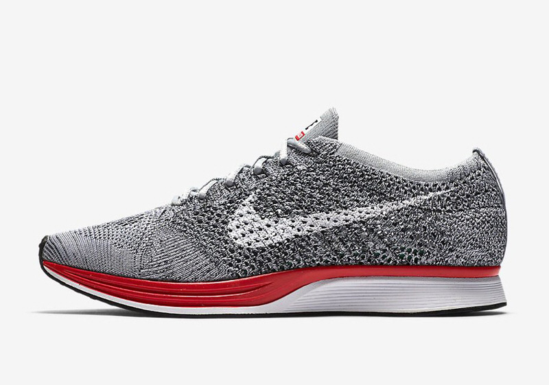 Nike Flyknit Racer Red/Wolf Grey