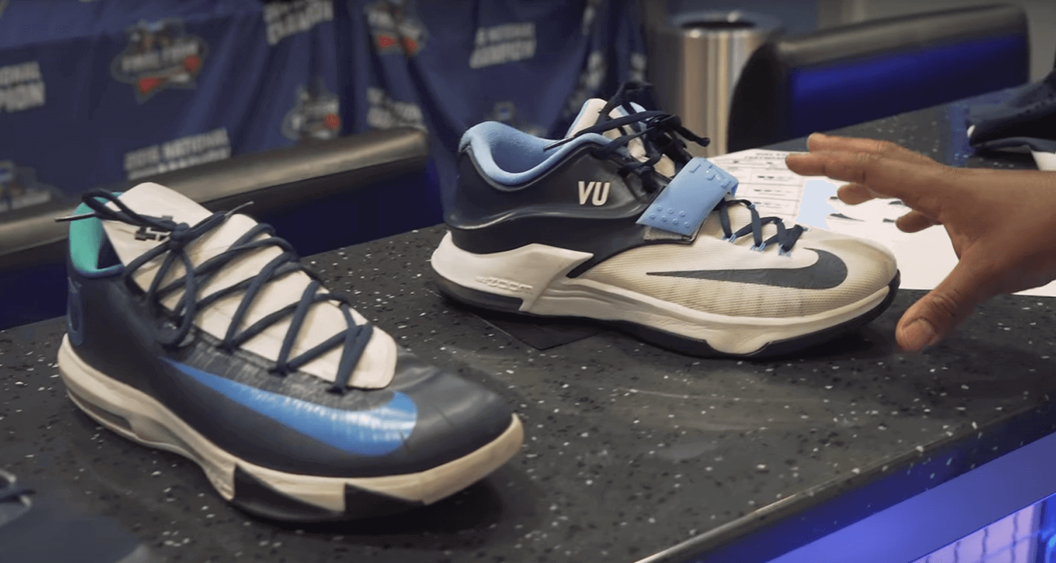 Check Out An Inside Look at Villanova's Basketball KD & LeBron PEs