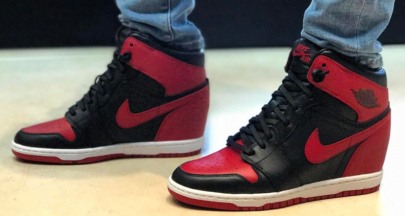 Air Jordan 1 "Banned" Wedge Custom