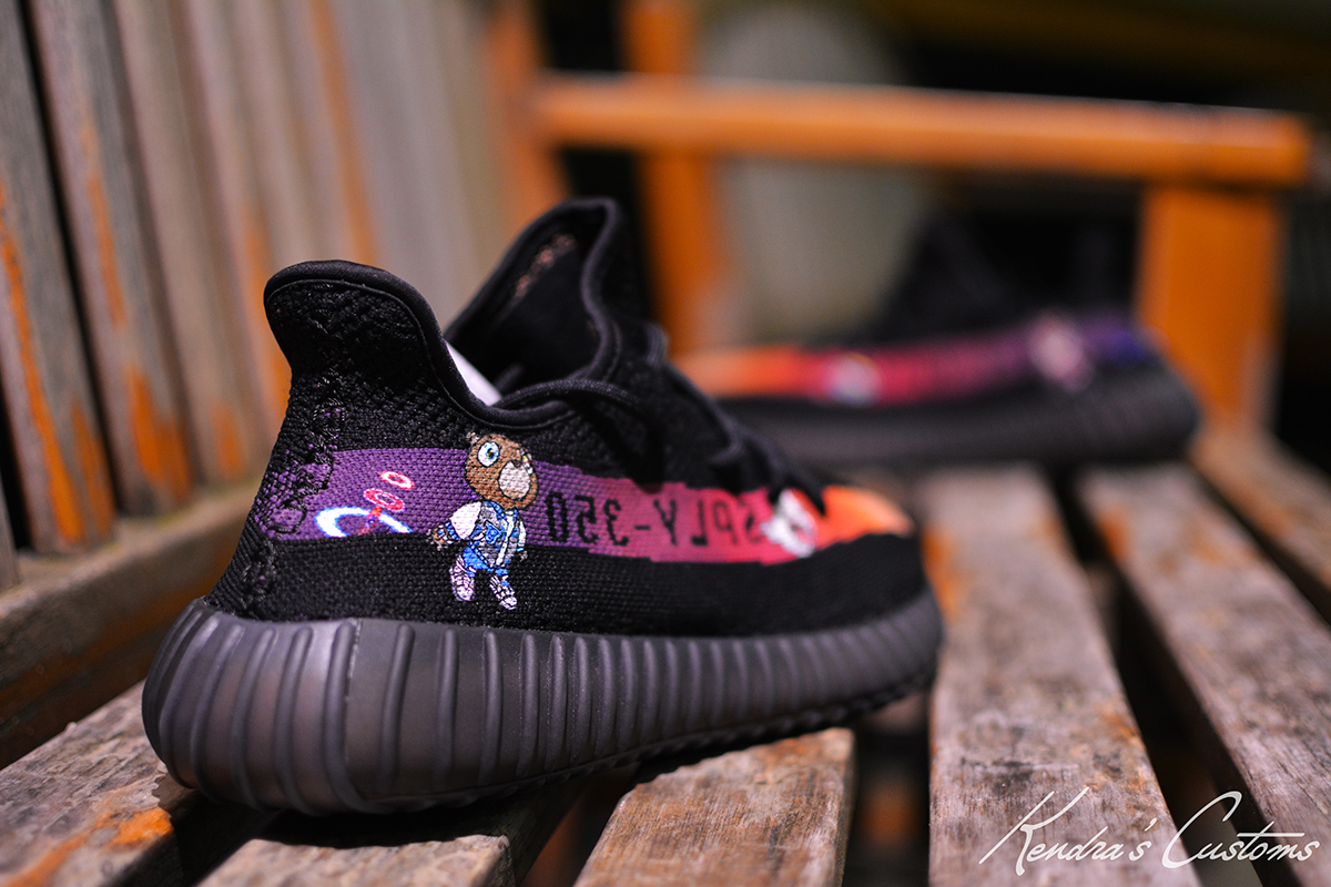 adidas Yeezy Boost 350 V2 Graduation Custom by Kendra's Customs