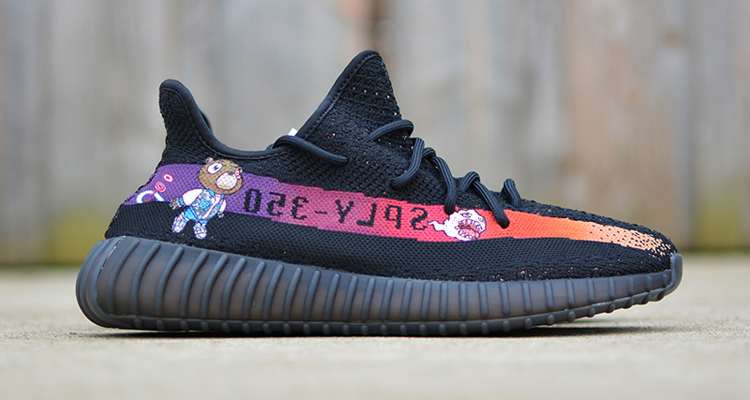 adidas Yeezy Boost 350 V2 Graduation Custom by Kendra's Customs