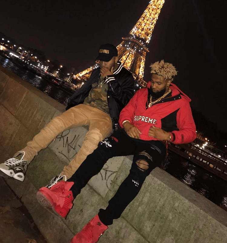 Odell Beckham Jr. in the Nike Air Trainer Cruz