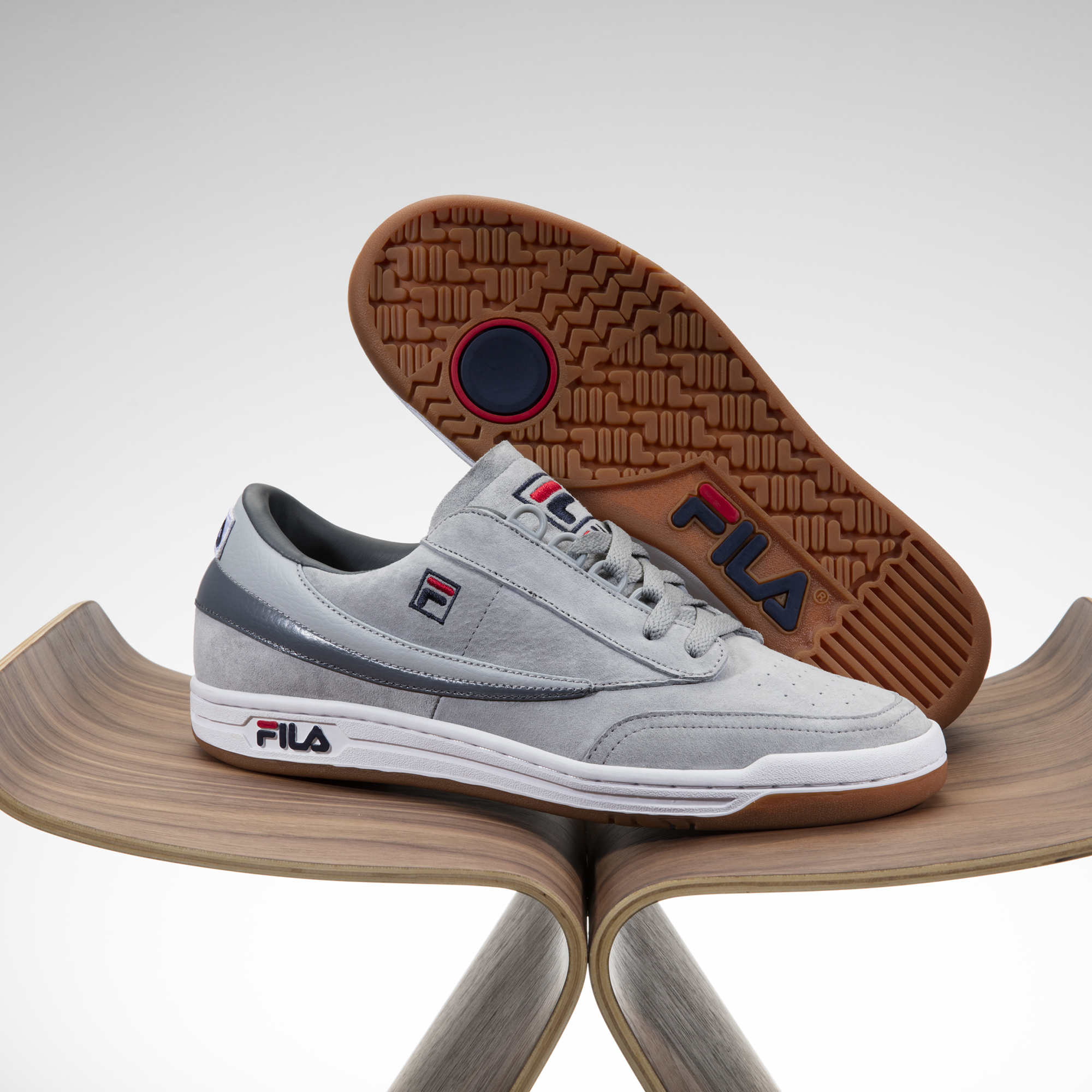 FILA T-1 Mid "Concrete Gum"