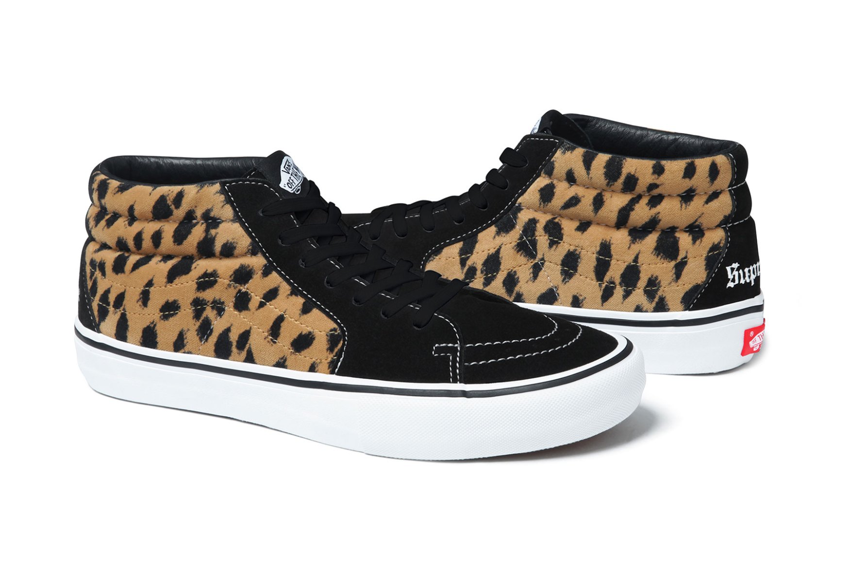 Supreme x Vans Leopard Collection