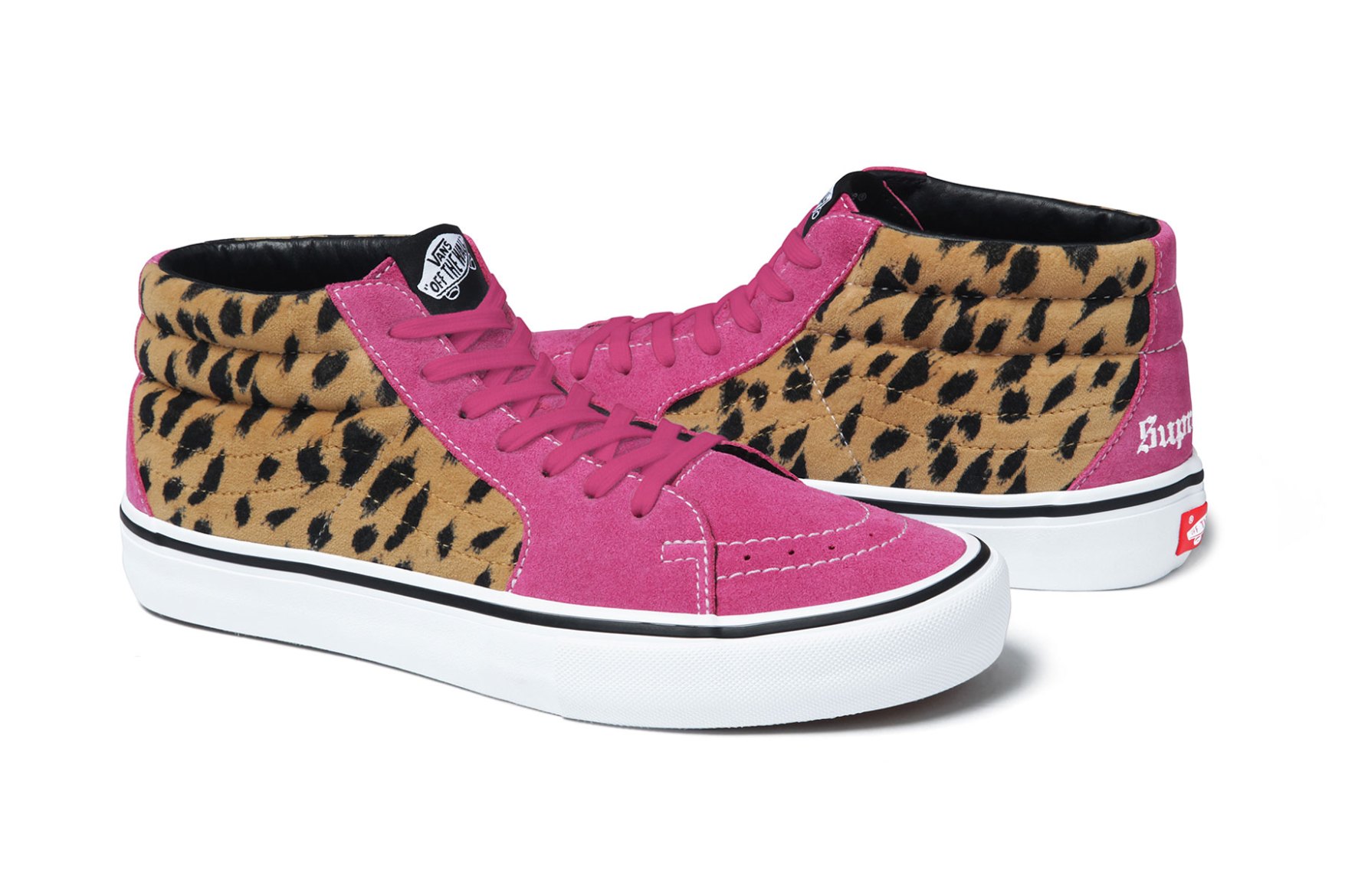 Supreme x Vans Leopard Collection