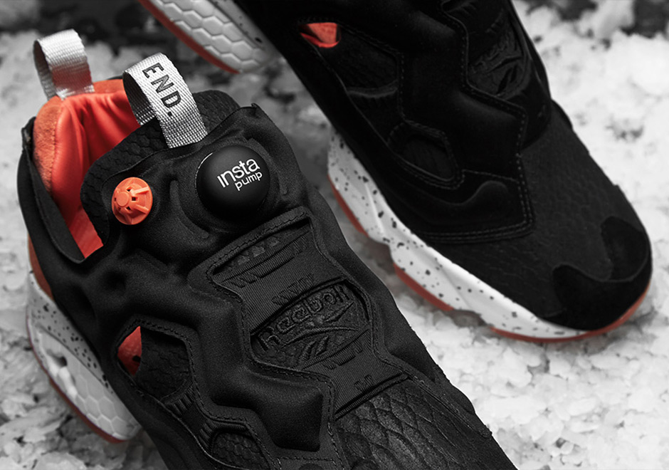 END x Reebok Insta Pump Fury "Black Salmon"