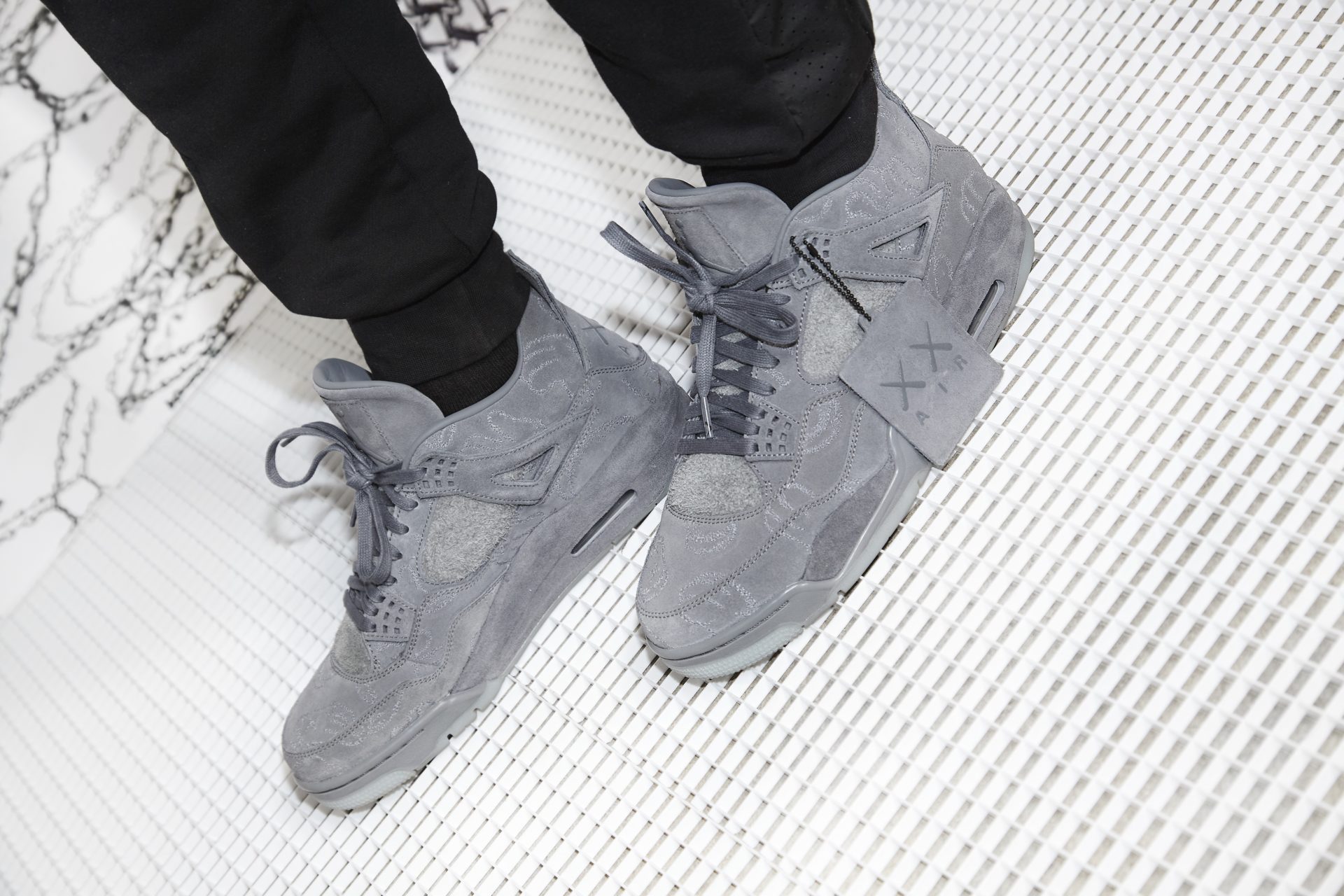 KAWS x Air Jordan 4 On-Foot