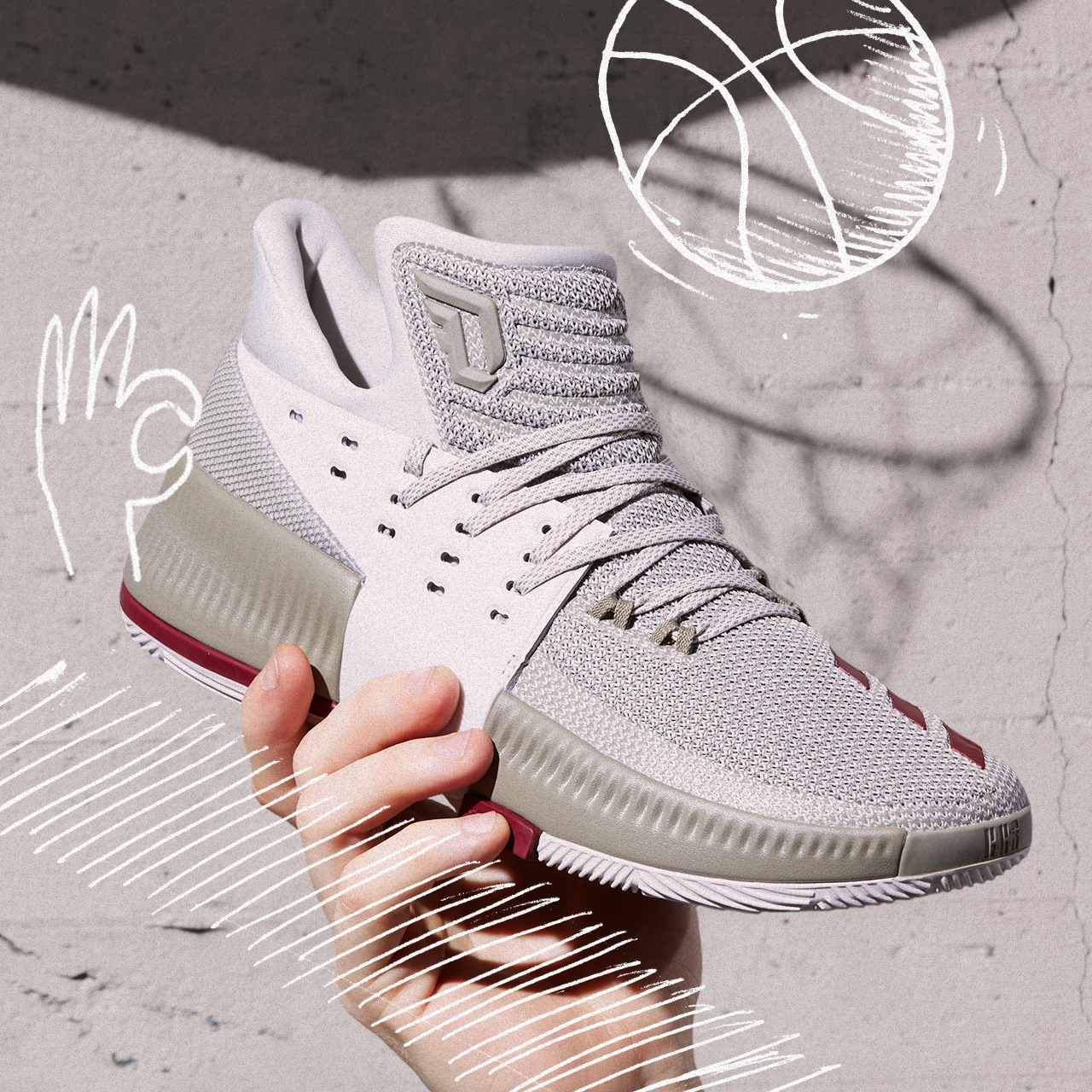 adidas Dame 3 "West Campus"