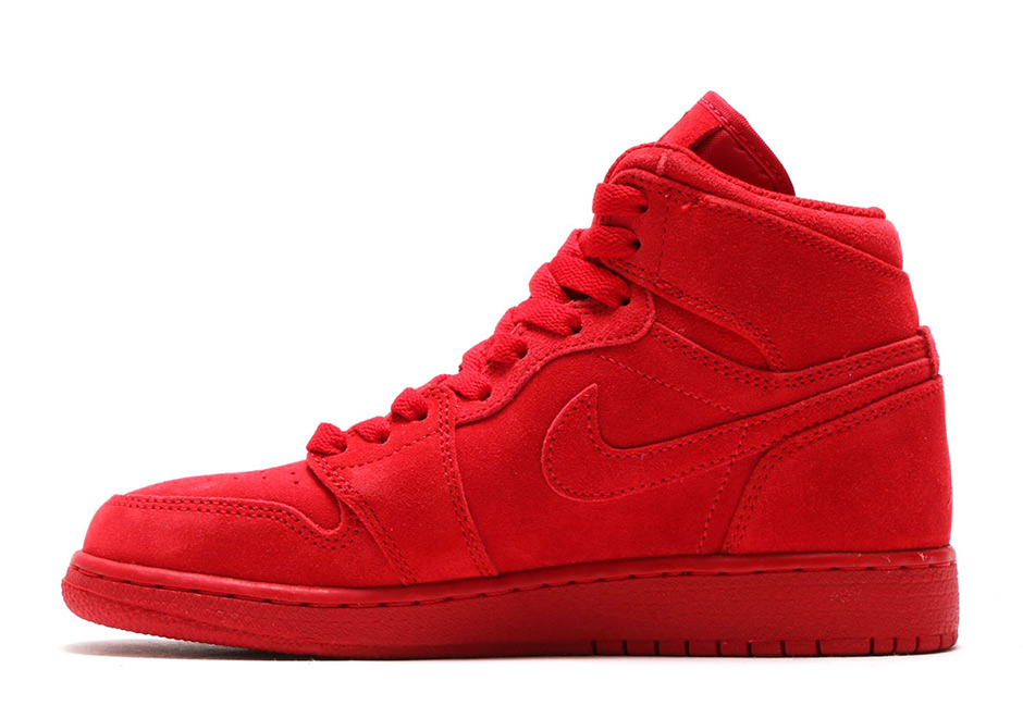 Air Jordan 1 High Suede "Red"