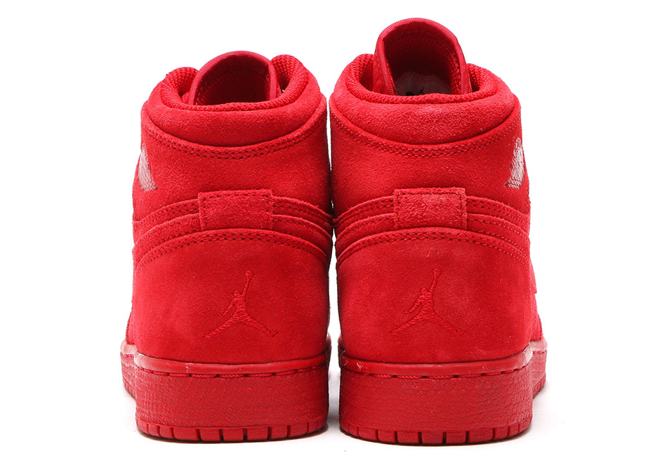 Air Jordan 1 High Suede "Red"