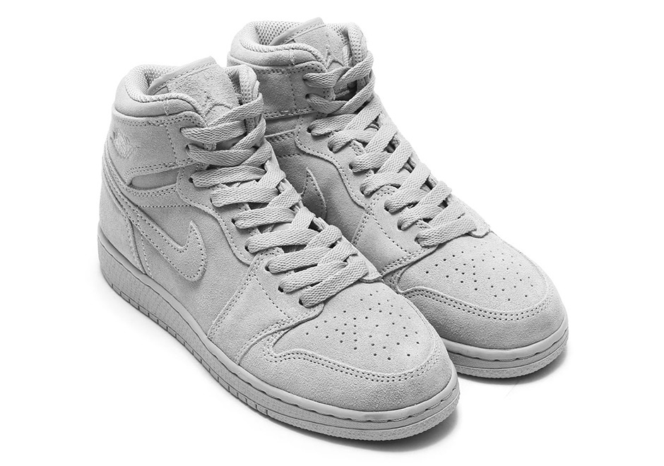 Air Jordan 1 High Suede "Wolf Grey"