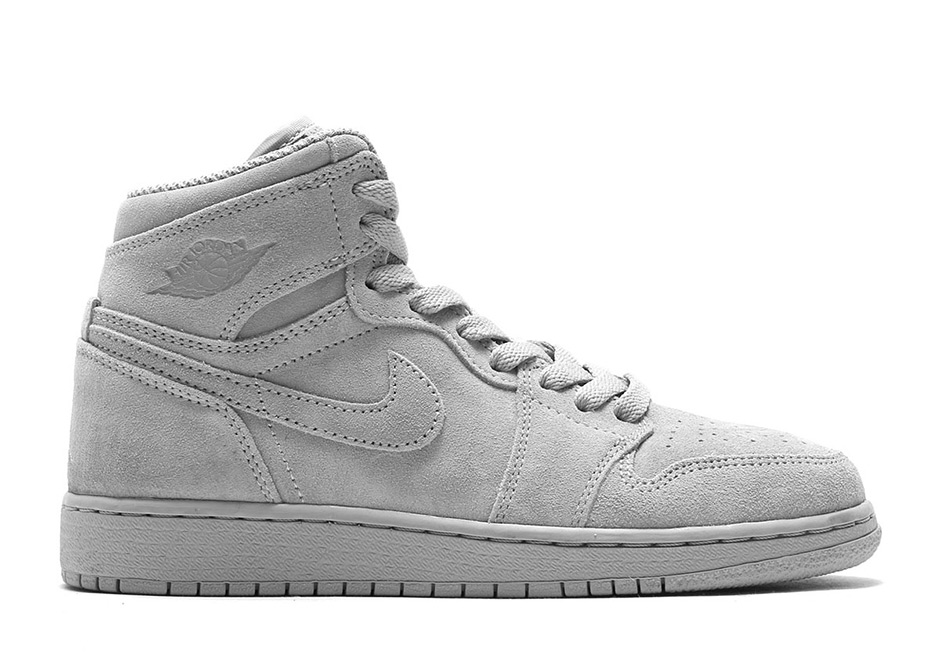 Air Jordan 1 High Suede "Wolf Grey"