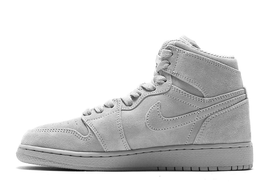 Air Jordan 1 High Suede "Wolf Grey"