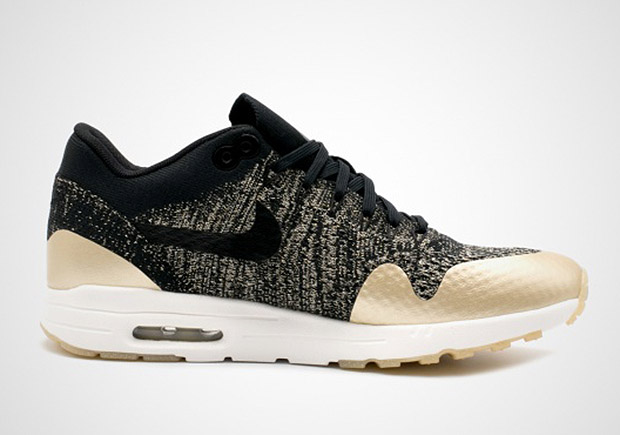 Nike WMNS Air Max 1 Ultra Flyknit Black/Metallic Gold