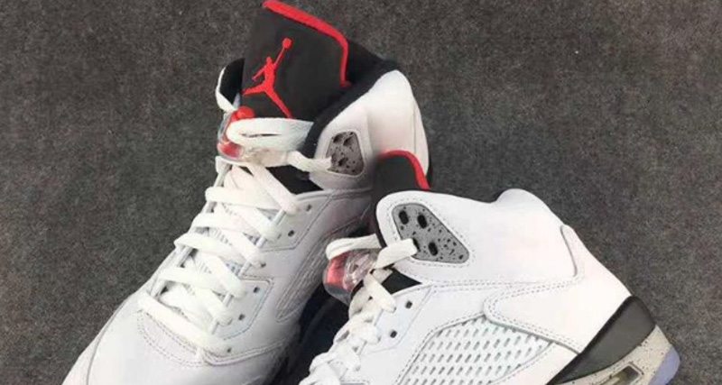 Air Jordan 5 White/Cement