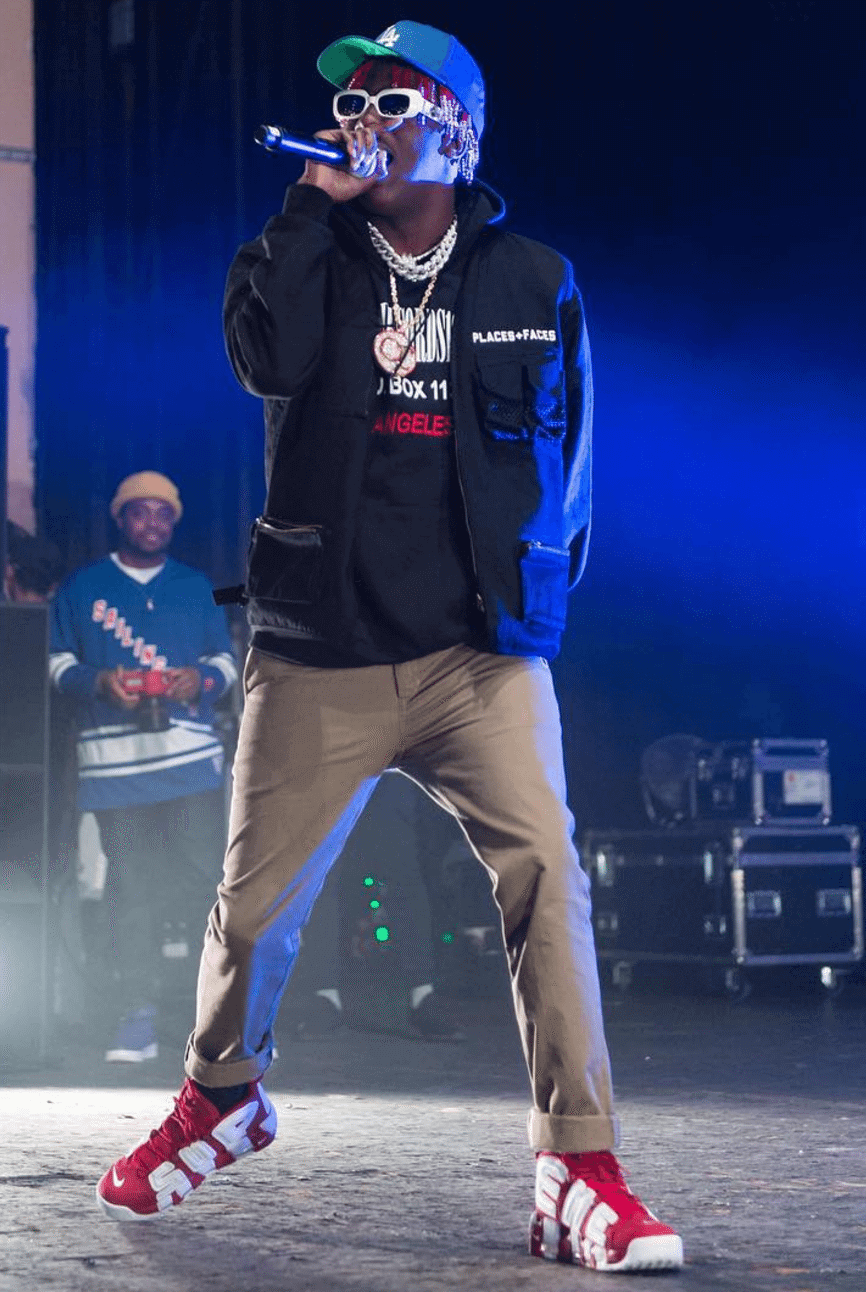 Lil Yachty gets nostalgic with his Uptempo and Polo Sport combination.