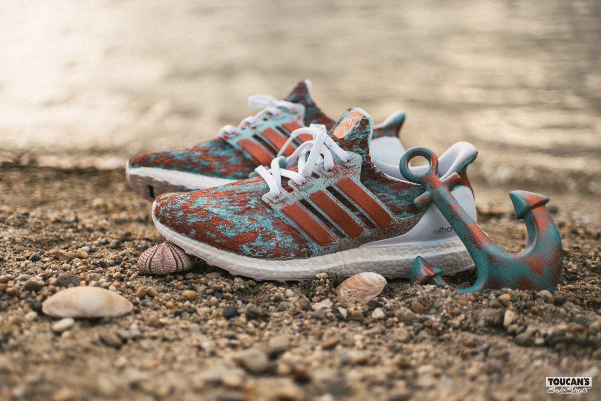 adidas Ultra Boost "Shipwreck" Custom by DentKicksCustom