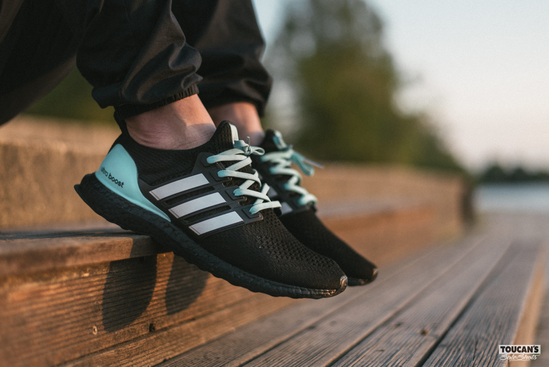 adidas Ultra Boost "Black Diamond" Custom by DentKicksCustom