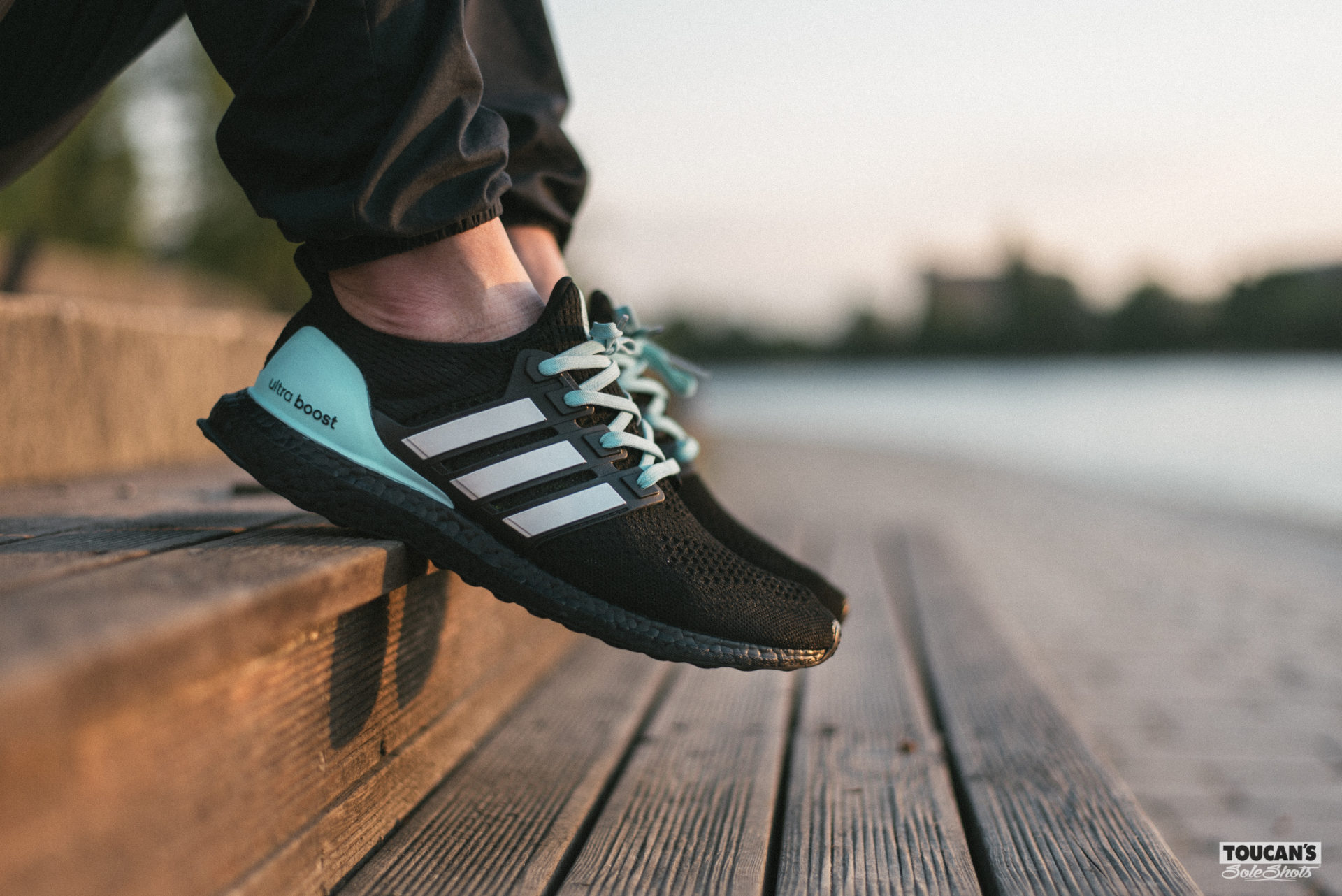 adidas Ultra Boost "Black Diamond" Custom by DentKicksCustom