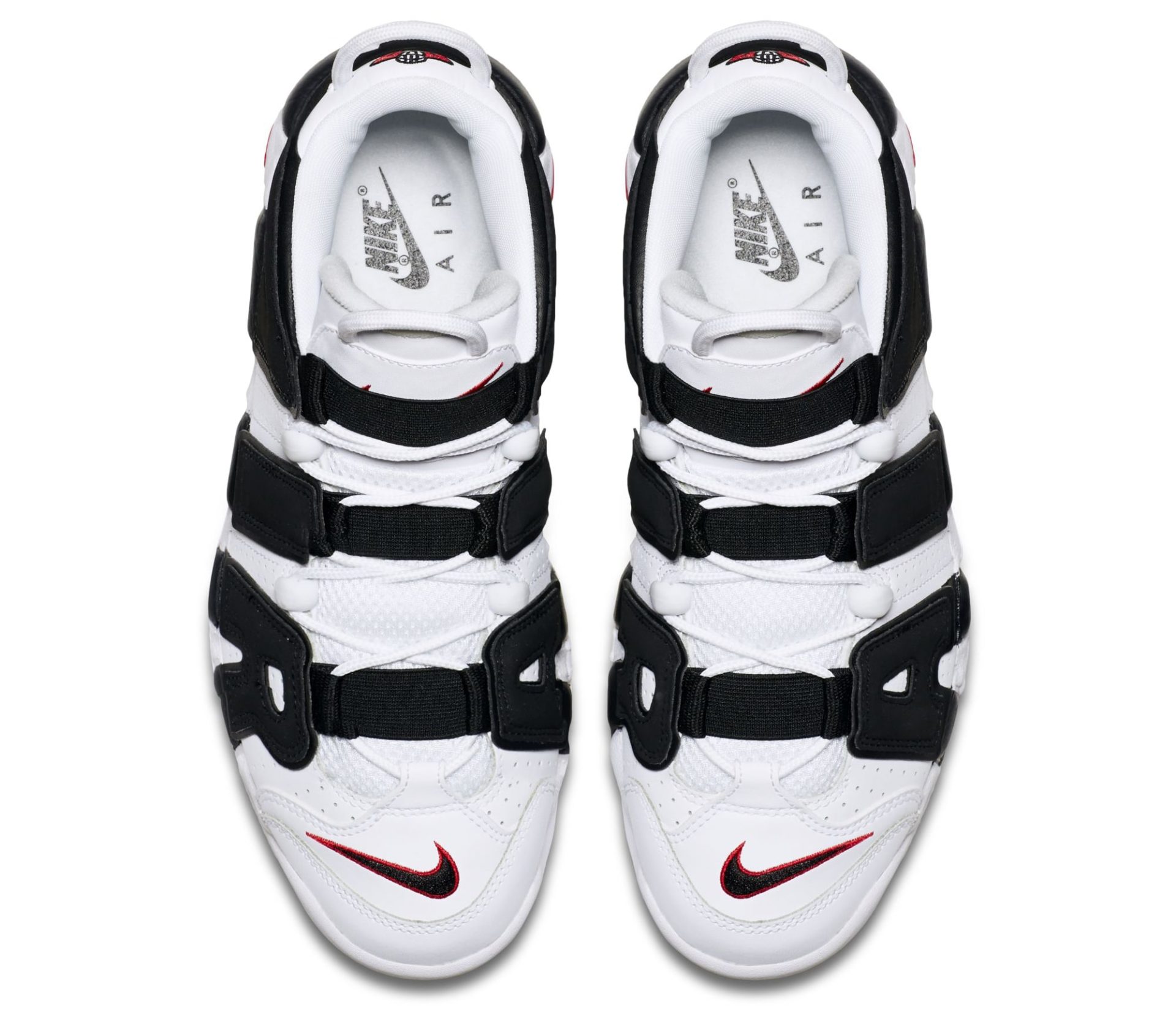 Nike Air More Uptempo White/Black-Red