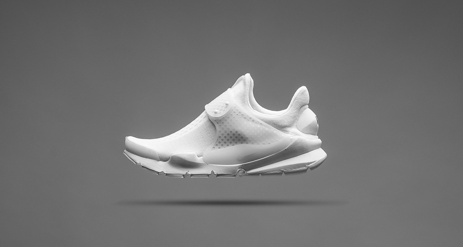 Nike Sock Dart Jacquard "Triple White"