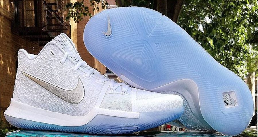 Nike Kyrie 3 White/Chrome