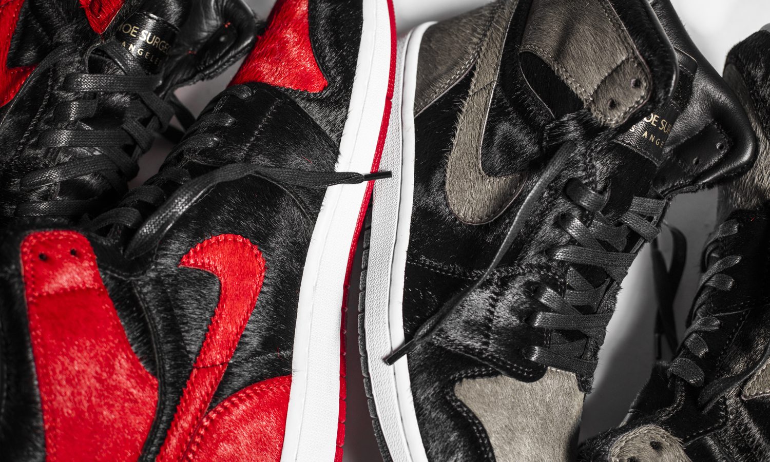 "Pony Hair" Air Jordan 1 Custom Pack by The Shoe Surgeon